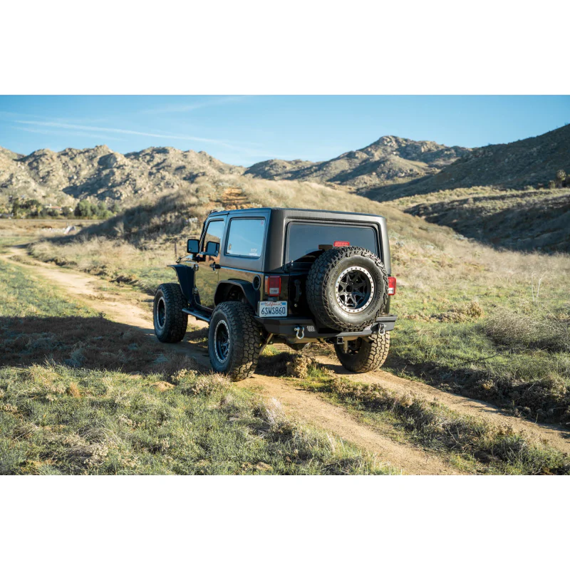 DV8 Offroad 2007-2018 Jeep Wrangler JK JKU Mto Series Rear Bumper Model RBJK-13 - Image 2