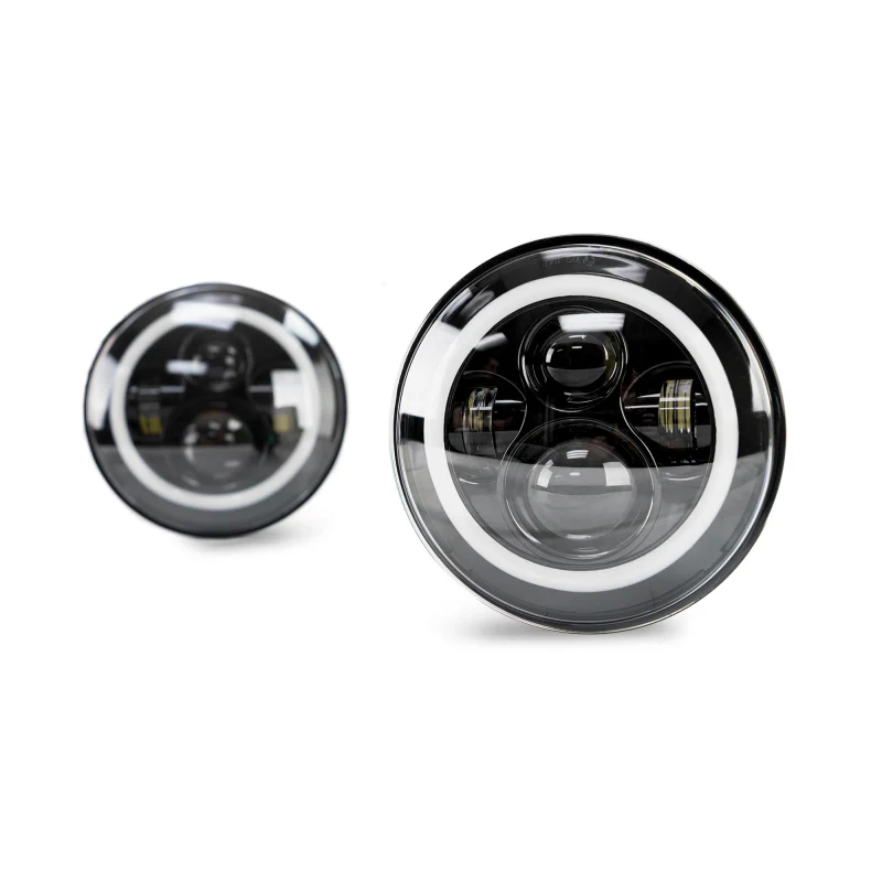 DV8 Offroad 2007-2018 Jeep Wrangler JK JKU Projector Led Headlights Model HL7JK-02 - Image 7