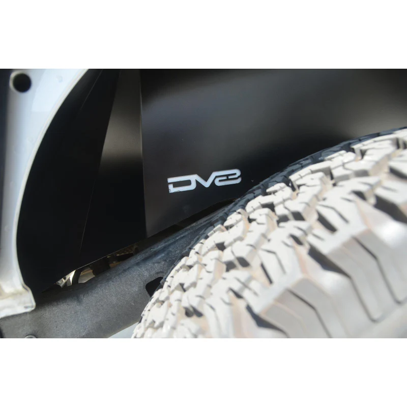 DV8 Offroad 2007-2018 Jeep Wrangler JK JKU Rear Inner Fenders , Black Model INFEND-01RB - Image 5
