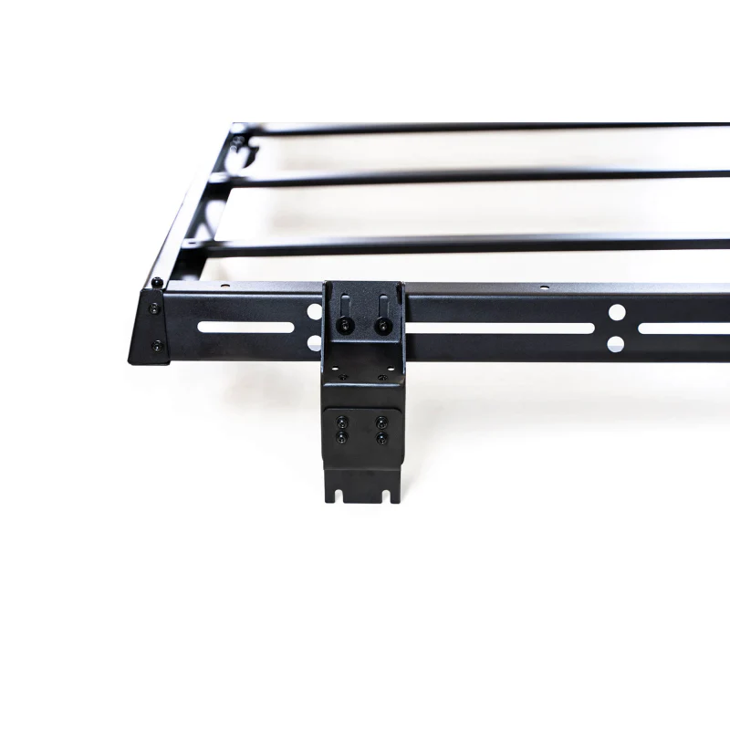 DV8 Offroad 2007-2018 Jeep Wrangler JKU 4-Door Full-Length Roof Rack Model RRJK-03 - Image 4