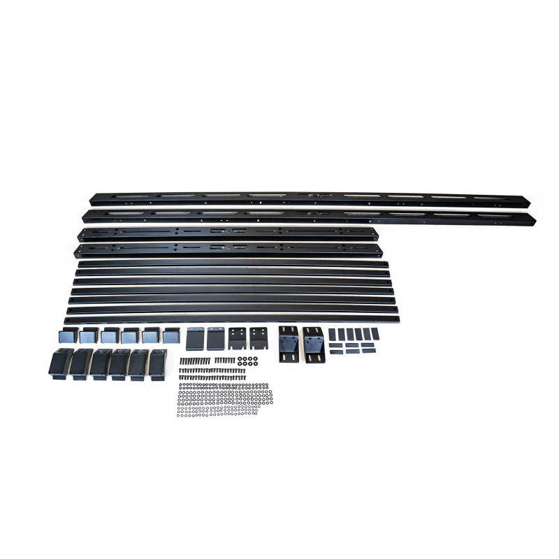 DV8 Offroad 2007-2018 Jeep Wrangler JKU 4-Door Full-Length Roof Rack Model RRJK-03 - Image 7