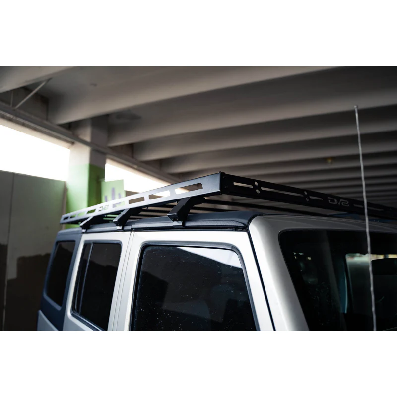 DV8 Offroad 2007-2018 Jeep Wrangler JKU 4-Door Full-Length Roof Rack Model RRJK-03 - Image 9