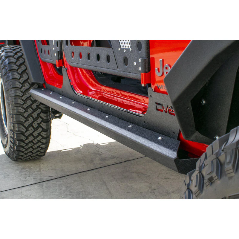 DV8 Offroad  4-Door Rock Sliders With Rock Skins Model SRSOTB-13