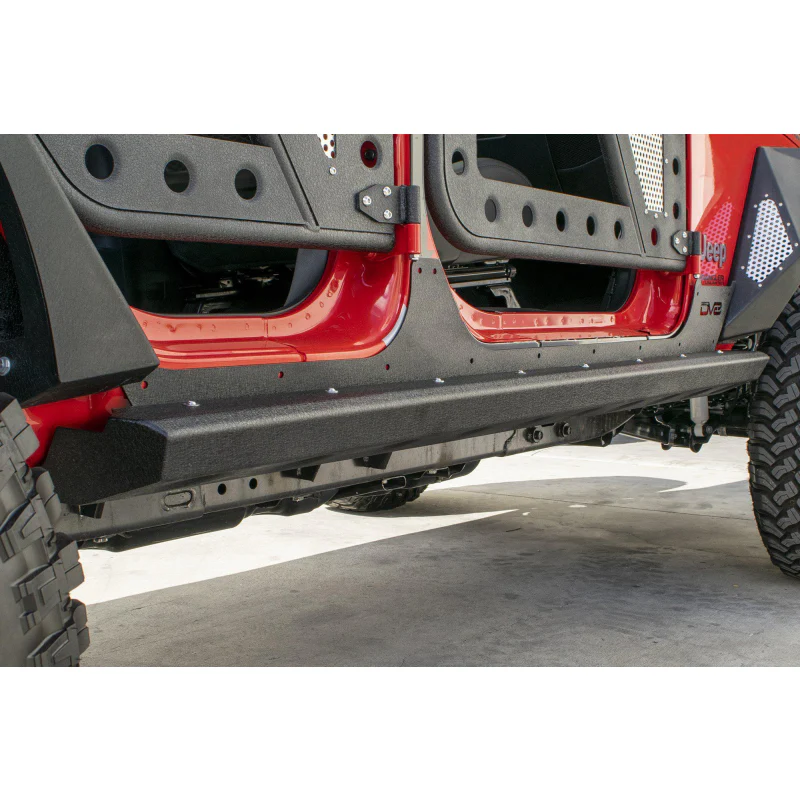 DV8 Offroad  4-Door Rock Sliders With Rock Skins Model SRSOTB-13 - Image 2