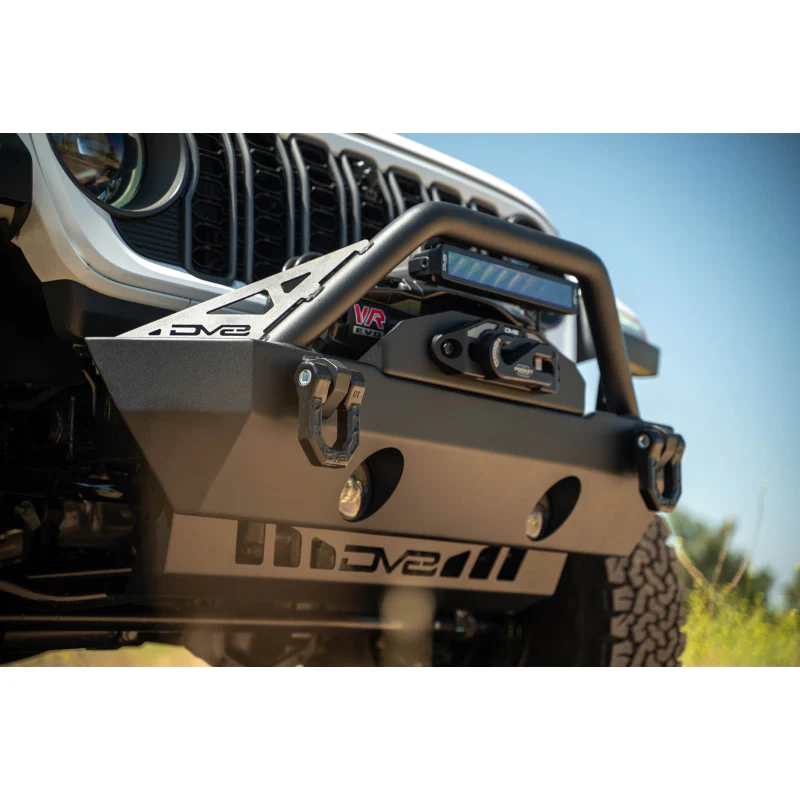 DV8 Offroad 2007-2025 Jeep Gladiator JT Wrangler JK JKU JL JLU Fs-15 Series Front Bumper Model FBJL-05 - Image 3