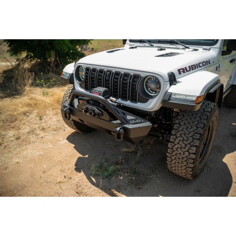 DV8 Offroad 2007-2025 Jeep Gladiator JT Wrangler JK JKU JL JLU Fs-15 Series Front Bumper Model FBJL-05 - Image 7