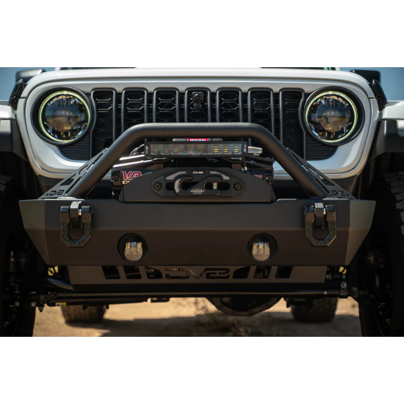 DV8 Offroad 2007-2025 Jeep Gladiator JT Wrangler JK JKU JL JLU Fs-15 Series Front Bumper Model FBJL-05 - Image 9