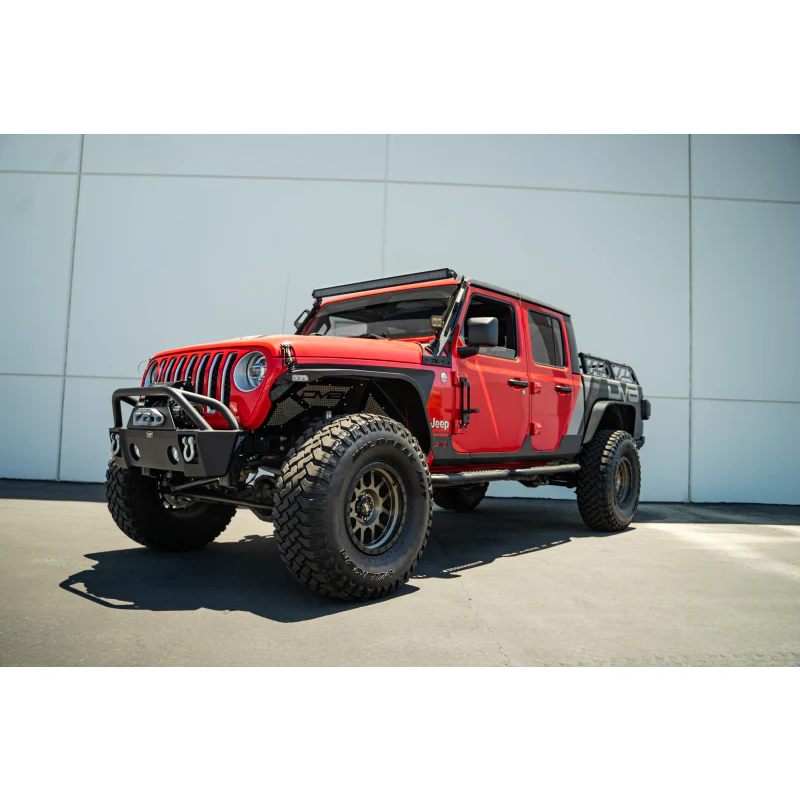 DV8 Offroad 2007-2025 Jeep Gladiator JT Wrangler JK, JKU, JL, JLU Hinge Mounted Steps Model STJL-04 - Image 7