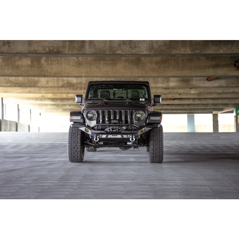 DV8 Offroad 2007-2025 Jeep GladiatorJT Wrangler JK JKU JL JLU Mto Series Front Bumper Model FBJL-12 - Image 11