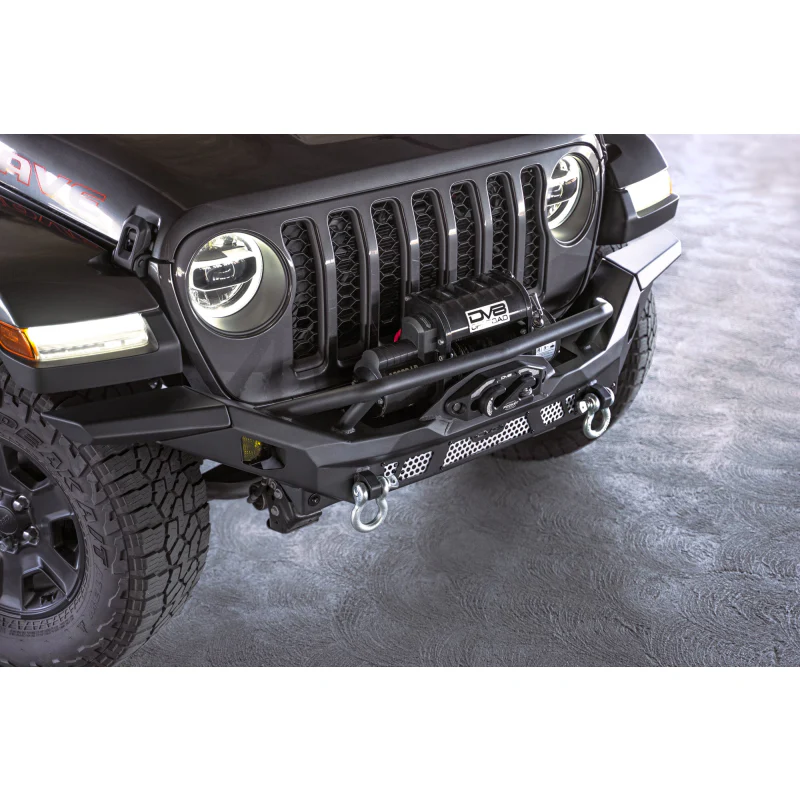 DV8 Offroad 2007-2025 Jeep GladiatorJT Wrangler JK JKU JL JLU Mto Series Front Bumper Model FBJL-12 - Image 13