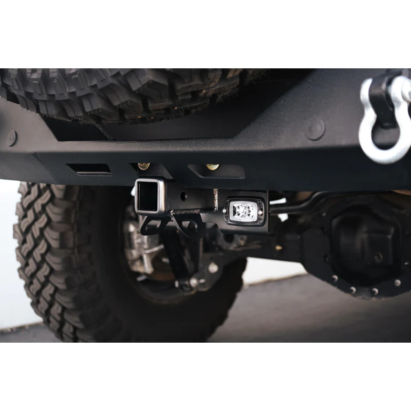 DV8 Offroad 2007-2025 Jeep Wrangler JK JKU JL JLU 2 and 4-Door Bolt-on Hitch with Lights Model AHJP-01 - Image 10