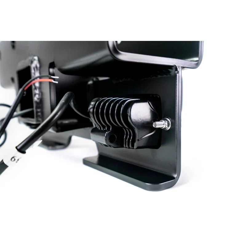 DV8 Offroad 2007-2025 Jeep Wrangler JK JKU JL JLU 2 and 4-Door Bolt-on Hitch with Lights Model AHJP-01 - Image 7