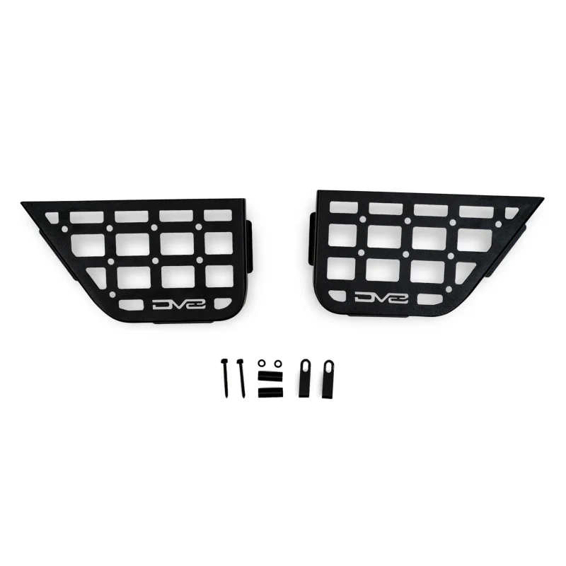 DV8 Offroad 2011-2018 Jeep Wrangler JKU 4-Door Slim Rear Door ONLY Molle Pockets Model MPJK-08