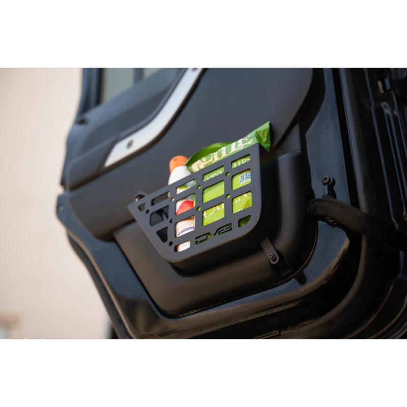 DV8 Offroad 2011-2018 Jeep Wrangler JKU 4-Door Slim Rear Door ONLY Molle Pockets Model MPJK-08 - Image 13