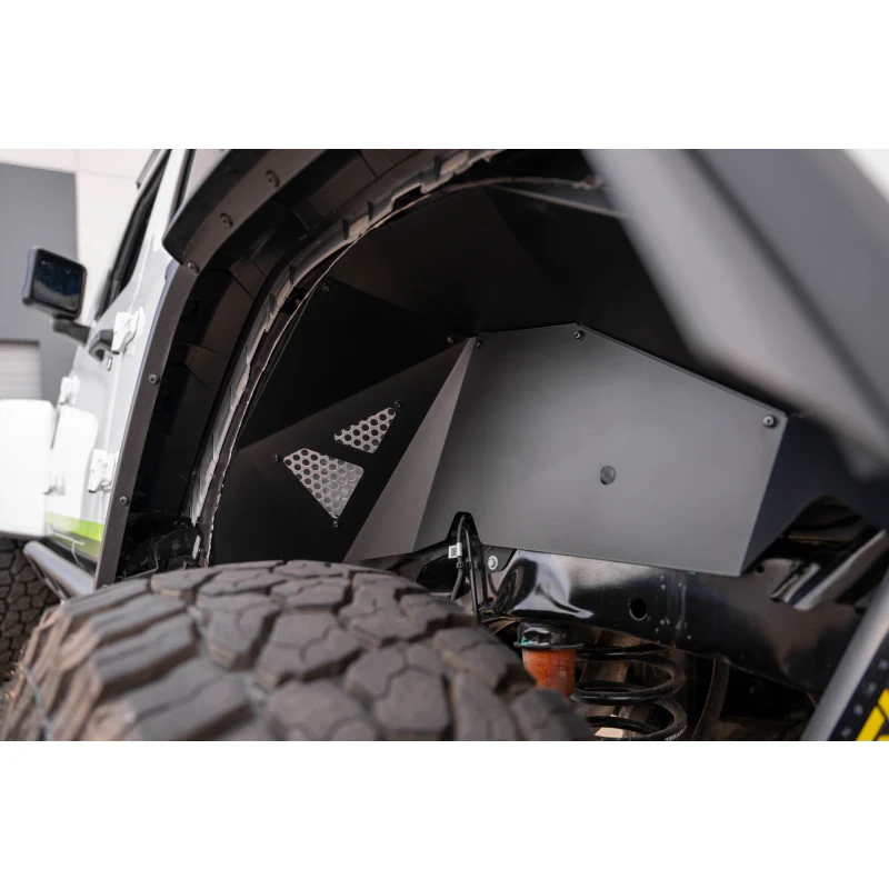 DV8 Offroad 2018-2024 Jeep Wrangler JL JLU Rear Inner Fenders Model INFEND-06RB - Image 7