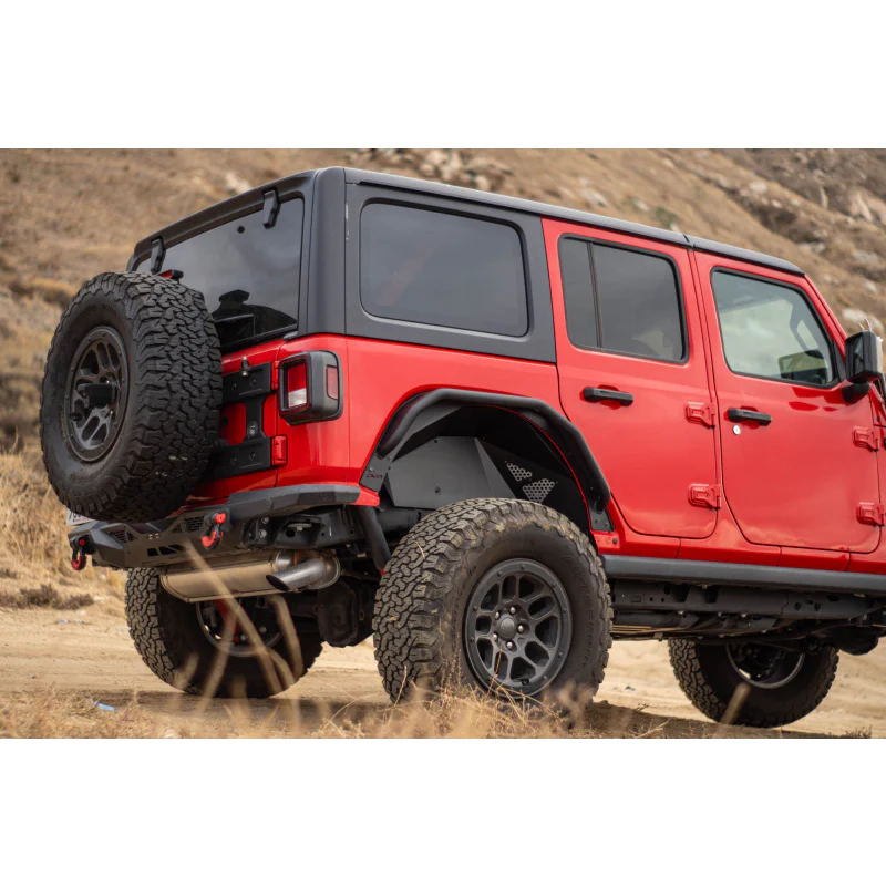 DV8 Offroad 2018-2024 Jeep Wrangler JL JLU Rear Inner Fenders Model INFEND-06RB - Image 8