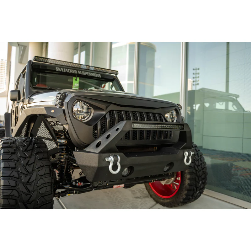 DV8 Offroad 2018-2025 Jeep Gladiator JT Replacement Grille Black Model GRJL-01 - Image 14
