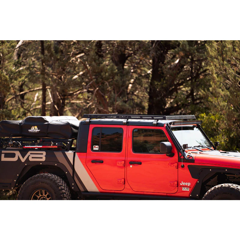 DV8 Offroad 2018-2025 Jeep Gladiator JT ,Wrangler JL 2-Doors Roof Rack Model RRJL-02 - Image 5