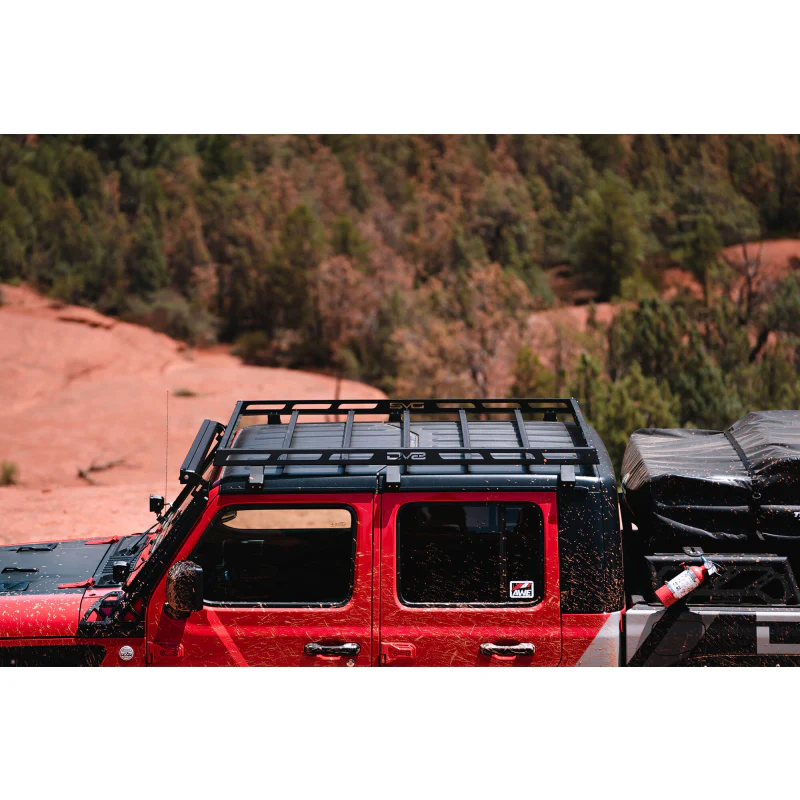 DV8 Offroad 2018-2025 Jeep Gladiator JT ,Wrangler JL 2-Doors Roof Rack Model RRJL-02 - Image 6