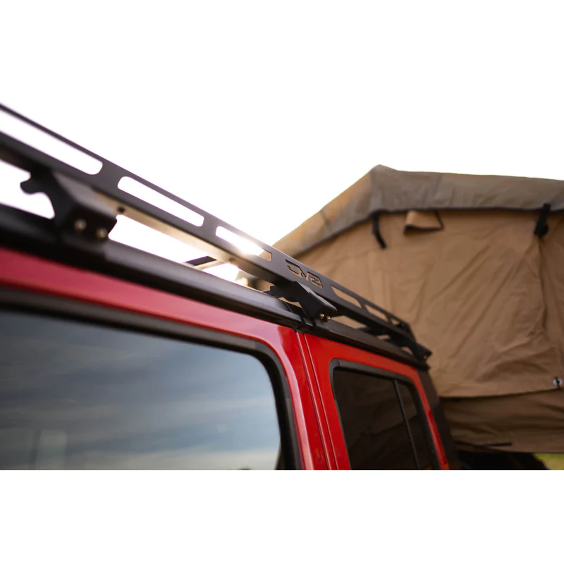 DV8 Offroad 2018-2025 Jeep Gladiator JT ,Wrangler JL 2-Doors Roof Rack Model RRJL-02 - Image 8