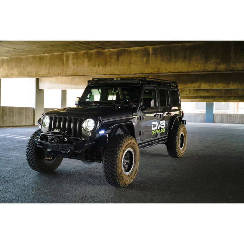 DV8 Offroad 2018-2025 Jeep Gladiator JT Wrangler JL JLU A-Pillar Dual Light Pod Mounts Model LBJL-11 - Image 8