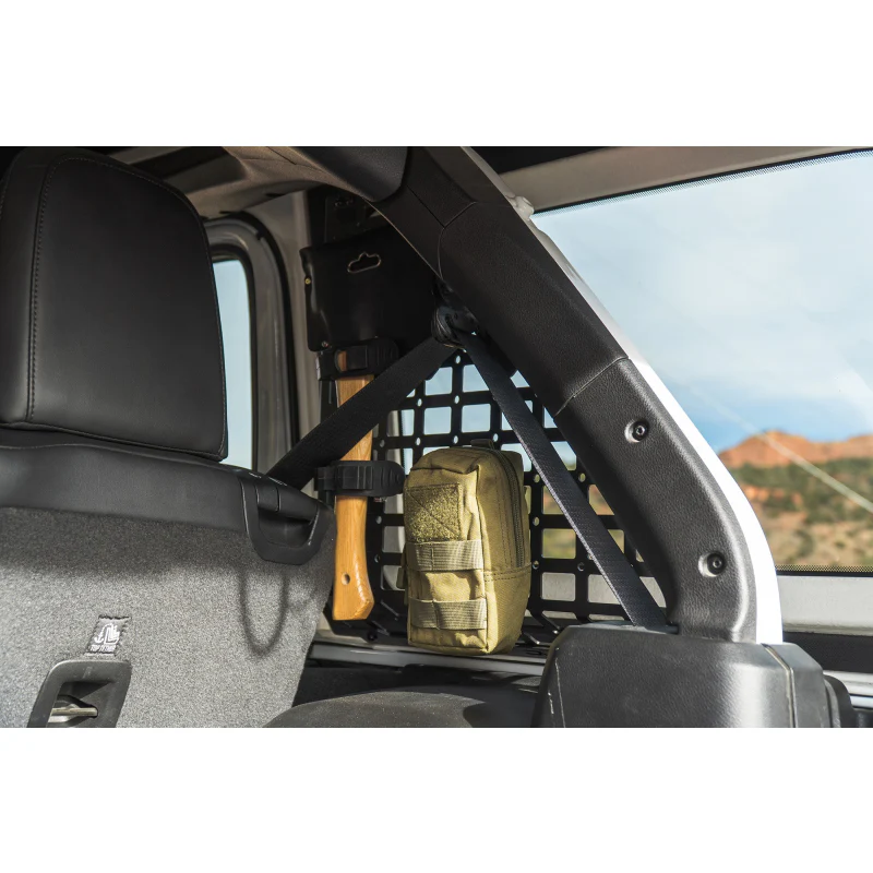 DV8 Offroad 2018-2025 Jeep Wrangler 4-Door Rear Window Pocketed Molle Panels Model MPJL-02 - Image 14