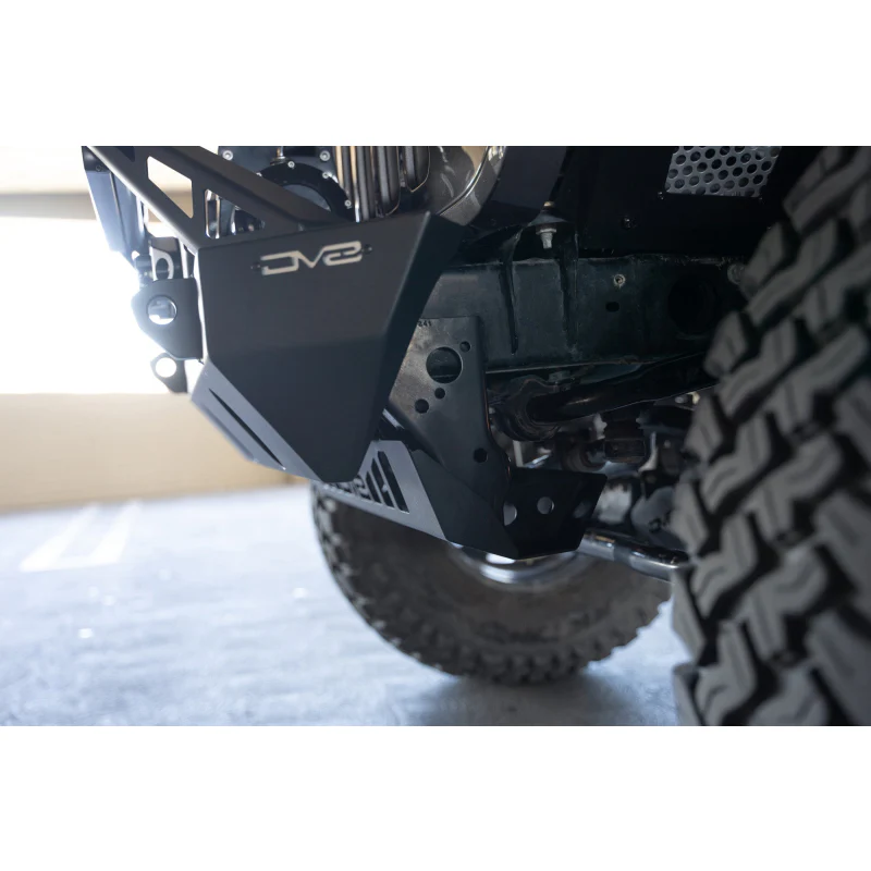 DV8 Offroad 2018=2025 Jeep Wrangler JL JL , Gladiator JT Front Bumper Sway-Bar Disconnect Motor Skid Plate Model SPJL-02 - Image 5