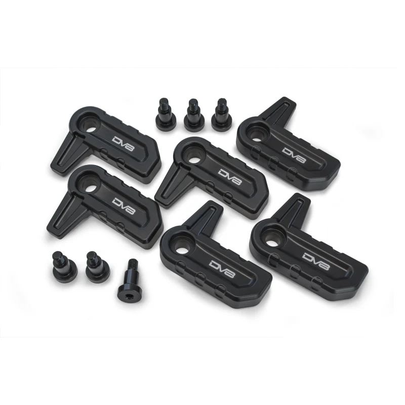 DV8 Offroad 2018-2025 Jeep Wrangler JL JLU Billet T-Handles for Hard Top Model HTJL-H - Image 5