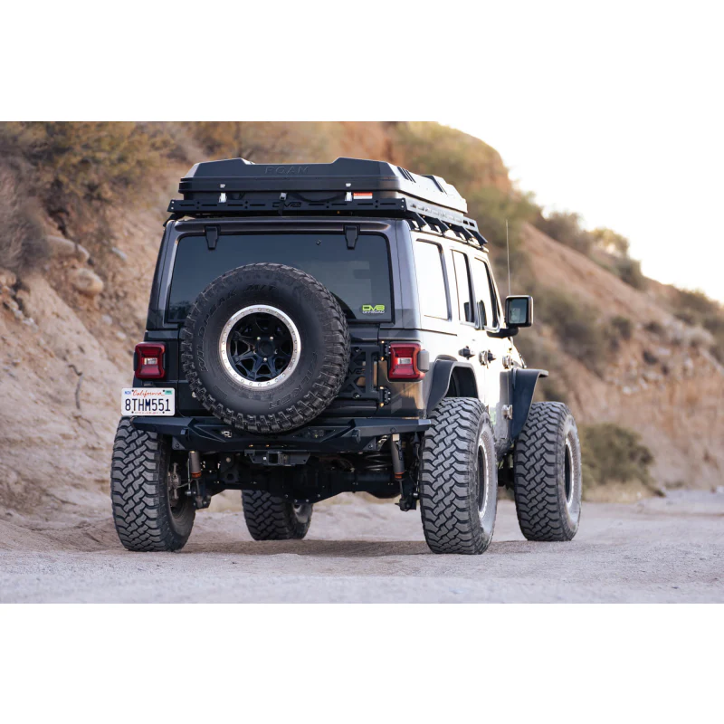 DV8 Offroad 2018-2025 Jeep Wrangler JL JLU DV8 Offroad Spec Series Rear Bumper Model RBJL-09 - Image 7