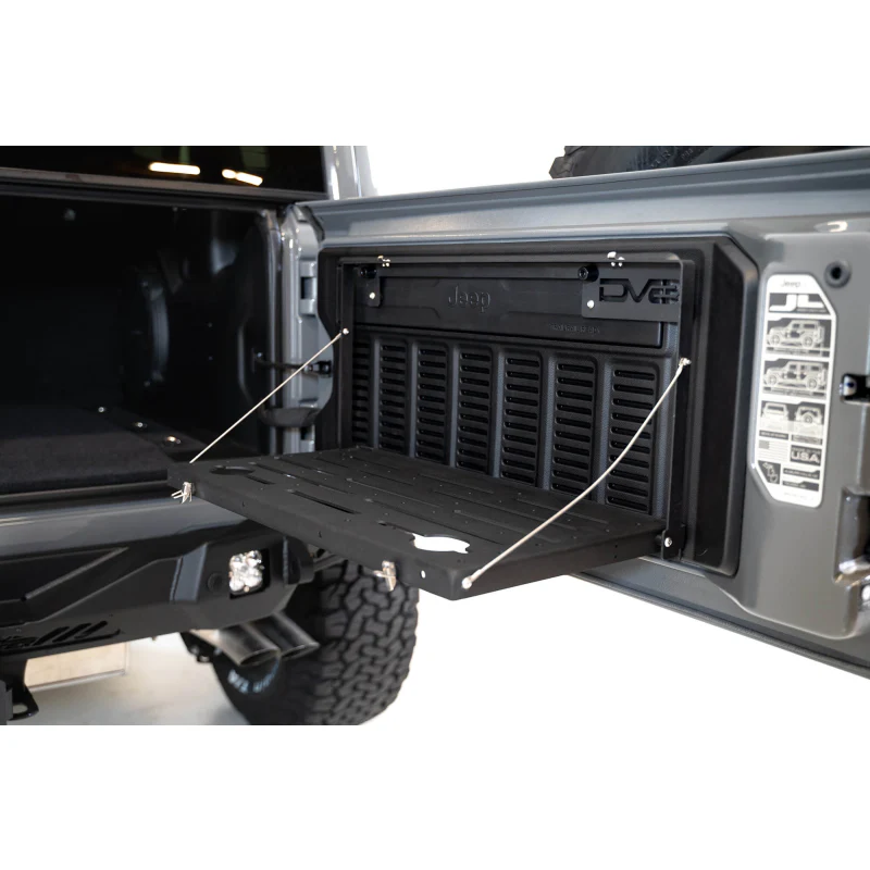 DV8 Offroad 2018-2025 Jeep Wrangler JL JLU Folding Trail Table Model TTJL-01 - Image 6