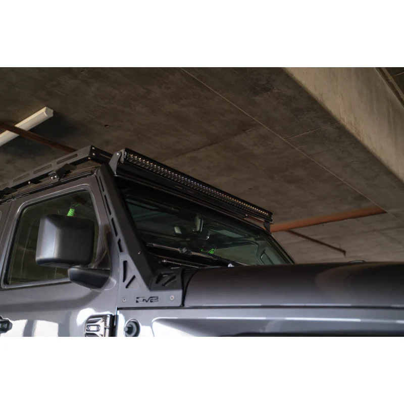 DV8 Offroad 2018-2025 Jeep Wrangler JL JLU Gladiator JT 50-Inch Light Bar Mount Model LBJL-10 - Image 2