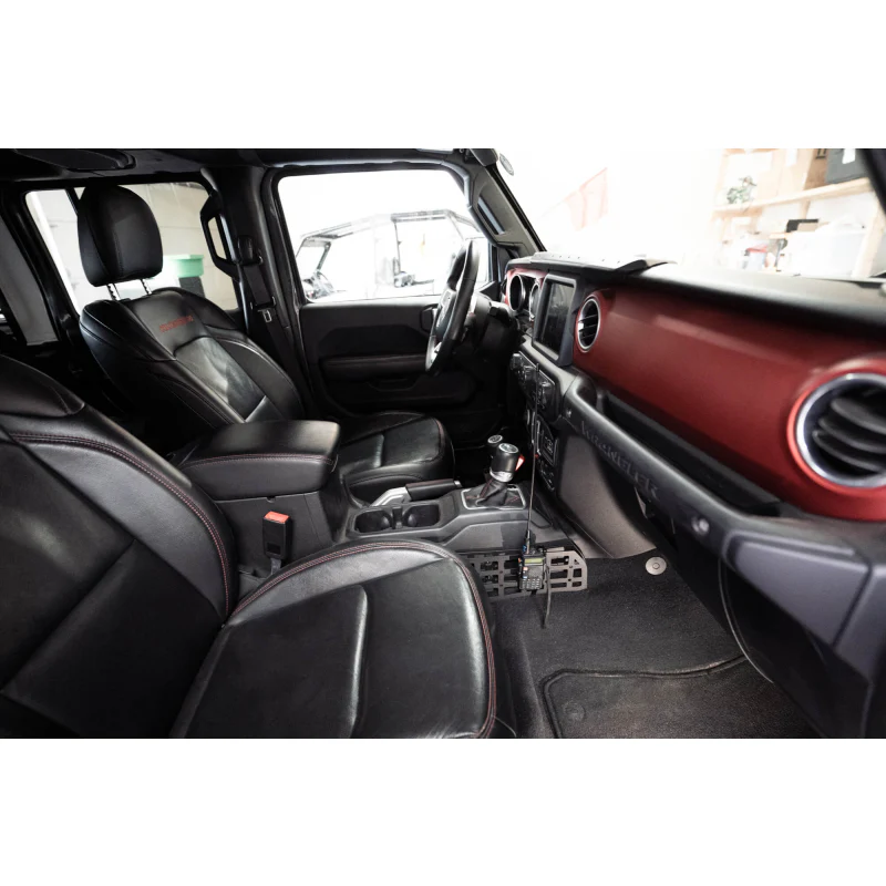 DV8 Offroad 2018-2025 Jeep Wrangler JL JLU Gladiator JT Center Console Molle Panels Model CCJL-01 - Image 6