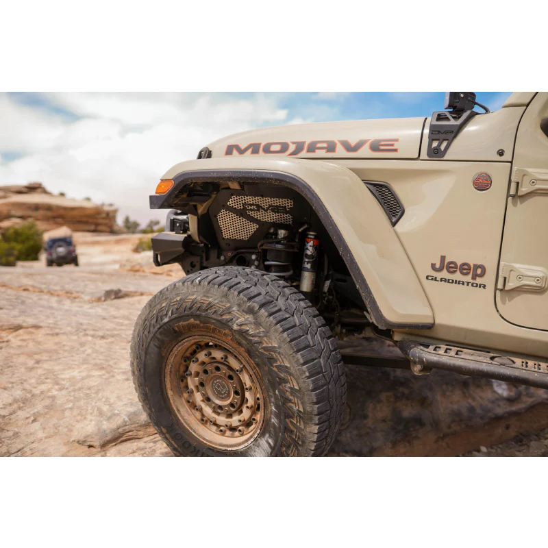 DV8 Offroad 2018-2025 Jeep Wrangler JL JLU Gladiator JT Front Inner Fenders Model INFEND-06FB - Image 23
