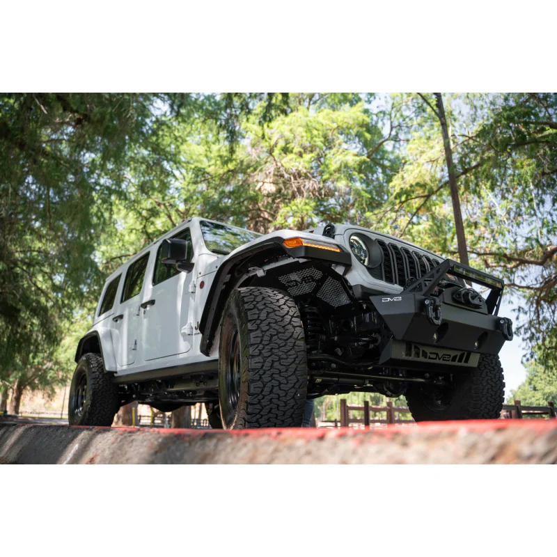 DV8 Offroad 2018-2025 Jeep Wrangler JL JLU Gladiator JT Front Inner Fenders Model INFEND-06FB - Image 8