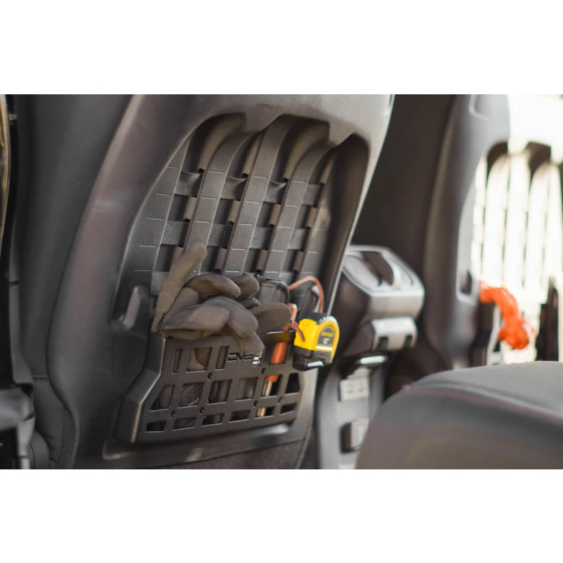 DV8 Offroad 2018-2025 Jeep Wrangler JL JLU Gladiator JT Seat Back Molle Pockets Model MPJL-09 - Image 15