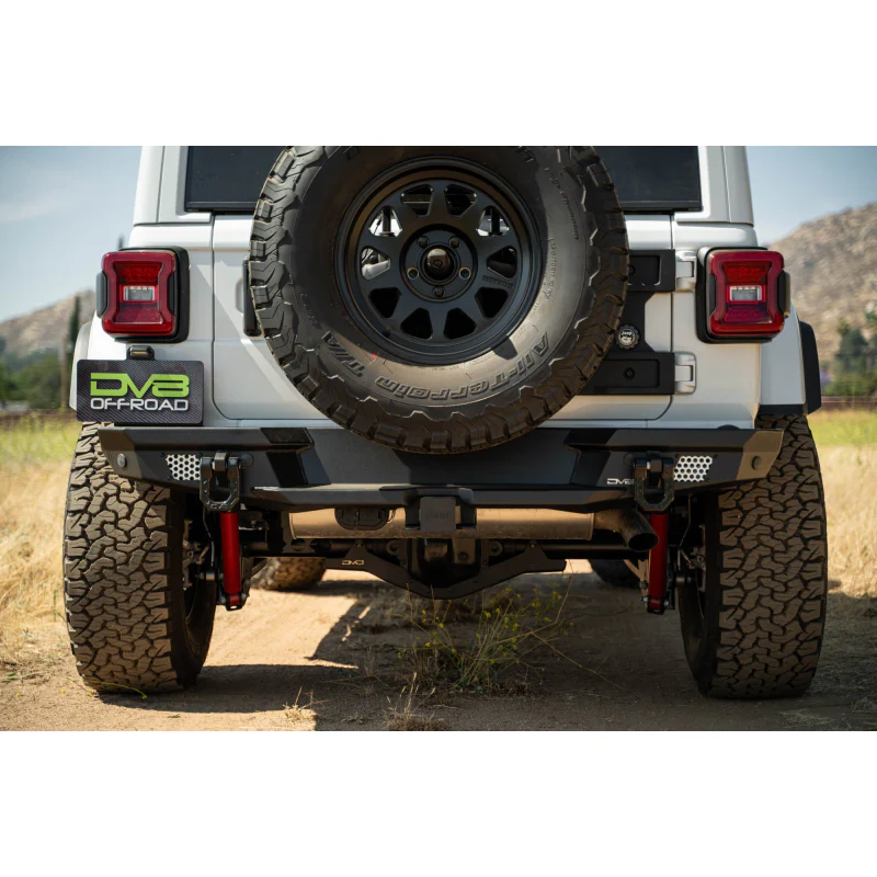 DV8 Offroad 2018-2025 Jeep Wrangler JL JLU Mto Series Rear Bumper W/ Optional Tire Carrier Model RBJL-13 - Image 11