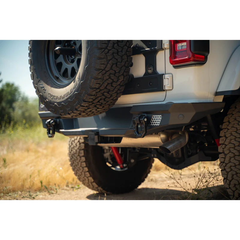DV8 Offroad 2018-2025 Jeep Wrangler JL JLU Mto Series Rear Bumper W/ Optional Tire Carrier Model RBJL-13 - Image 14