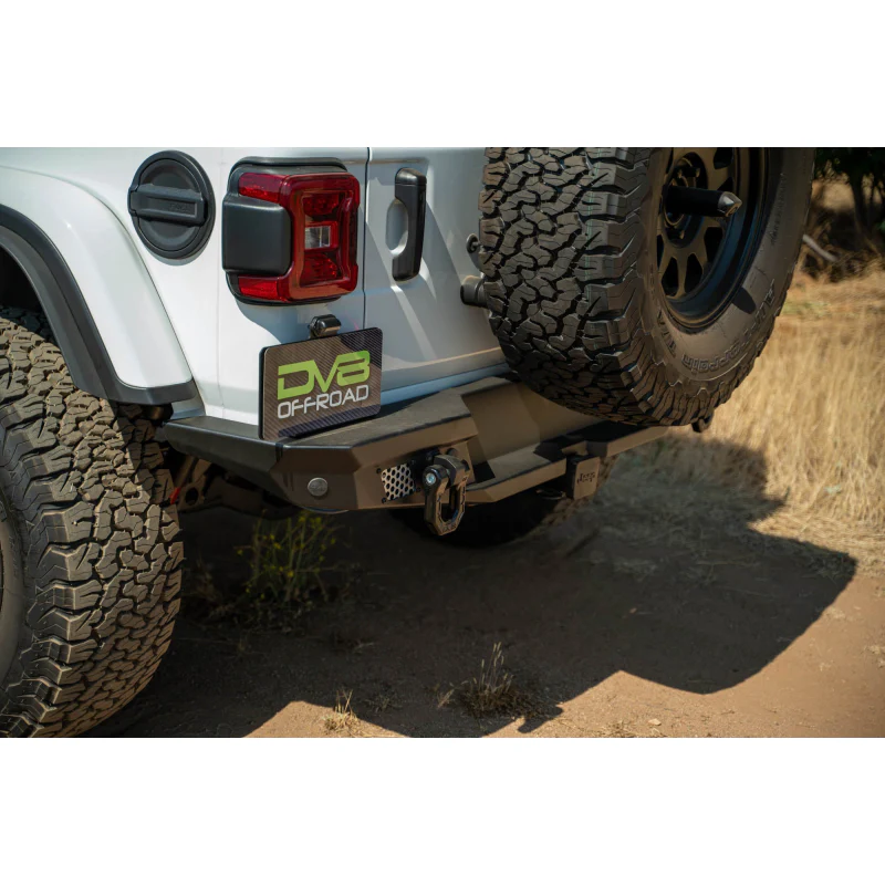 DV8 Offroad 2018-2025 Jeep Wrangler JL JLU Mto Series Rear Bumper W/ Optional Tire Carrier Model RBJL-13 - Image 19