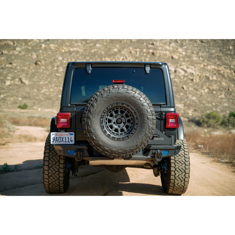 DV8 Offroad 2018-2025 Jeep Wrangler JL JLU Mto Series Rear Bumper W/ Optional Tire Carrier Model RBJL-13 - Image 20
