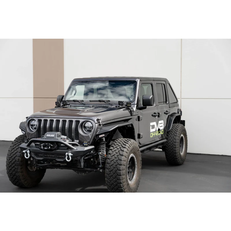 DV8 Offroad 2018-2025 Jeep Wrangler JLU 4-Door Razor Series Fastback Hard Top Model HTJL02-B - Image 13