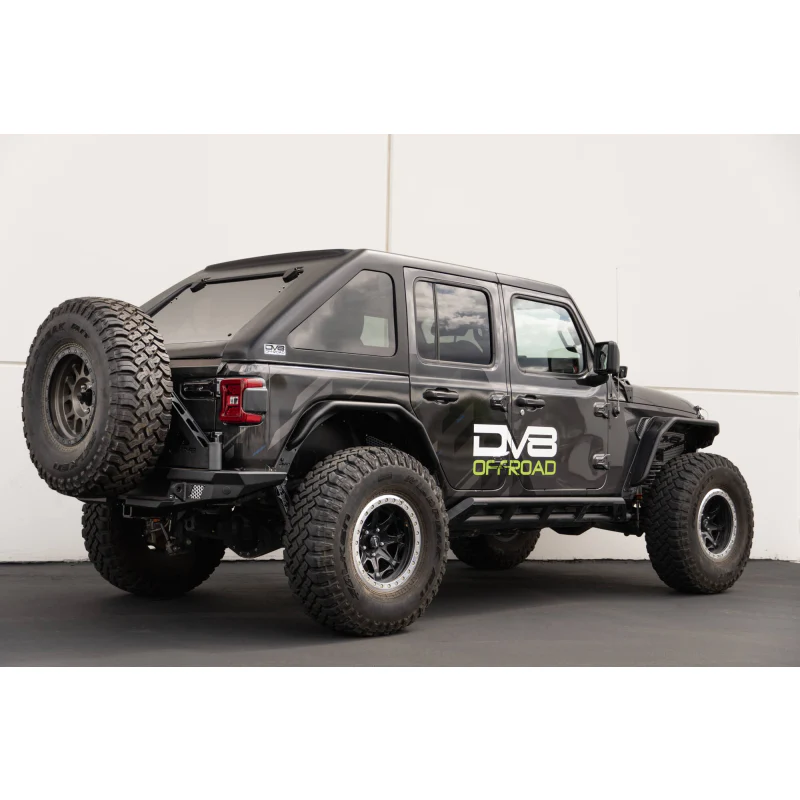 DV8 Offroad 2018-2025 Jeep Wrangler JLU 4-Door Razor Series Fastback Hard Top Model HTJL02-B - Image 5