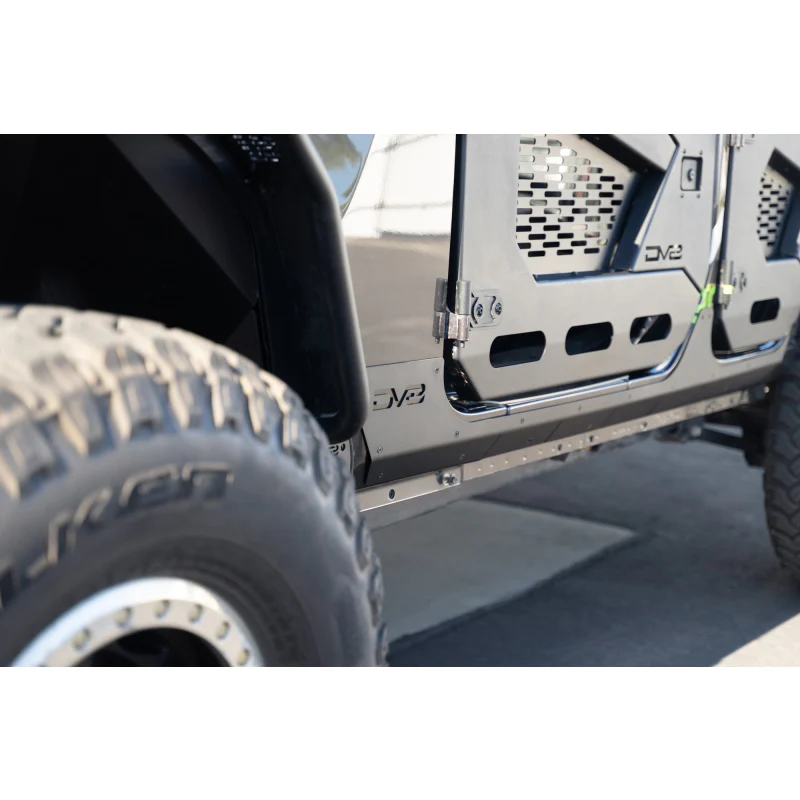 DV8 Offroad 2018-2025 Jeep Wrangler JLU 4-Door Rock Skins Model SRJL-09 - Image 4