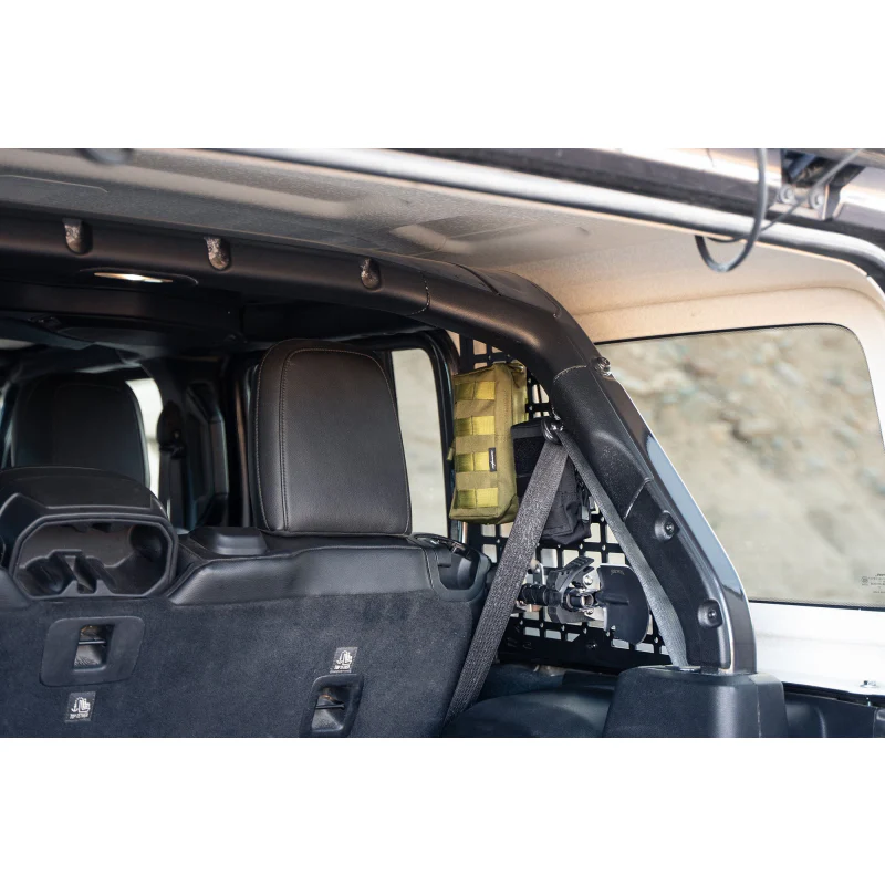 DV8 Offroad 2018-2025 Jeep Wrangler Rear Window Molle Panels Model MPJL-01 - Image 14
