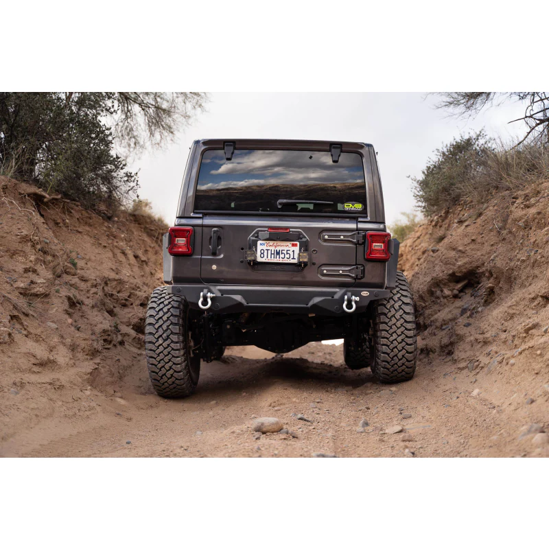 DV8 Offroad 2018-2025 Jeep Wrangler Spare Tire Delete With Light Mounts Model TSJL-03 - Image 2