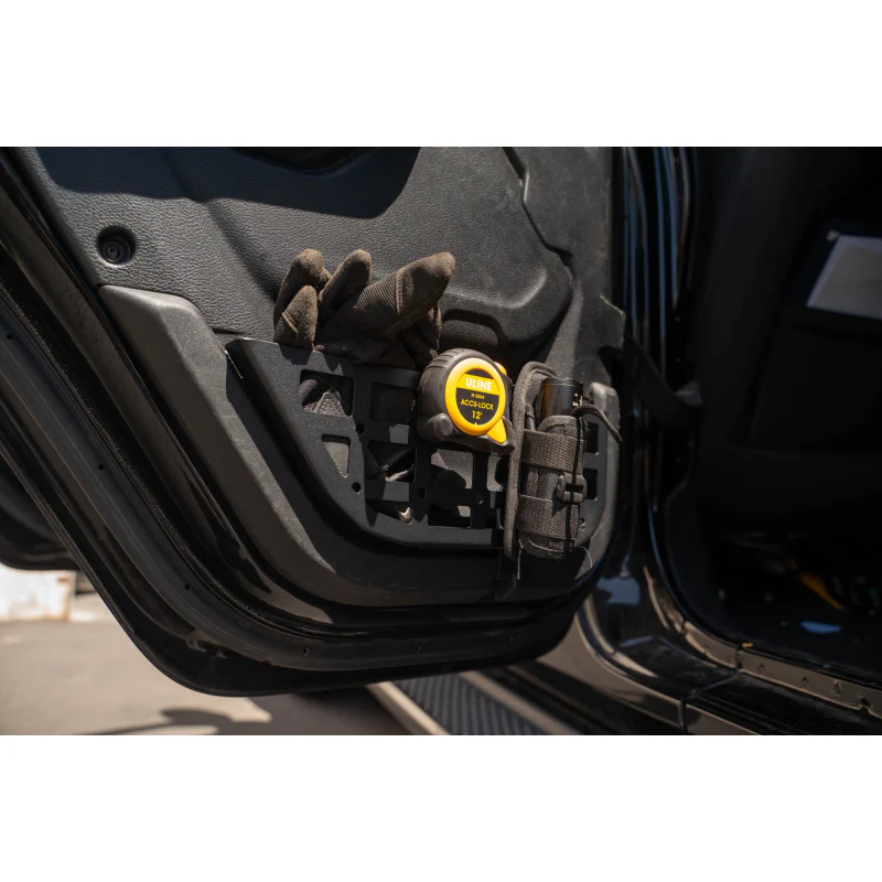 DV8 Offroad 2018-2025 Jeep WranglerJLU Gladiator JT Slim Rear Door ONLY Molle Pockets Model MPJL-08 - Image 11