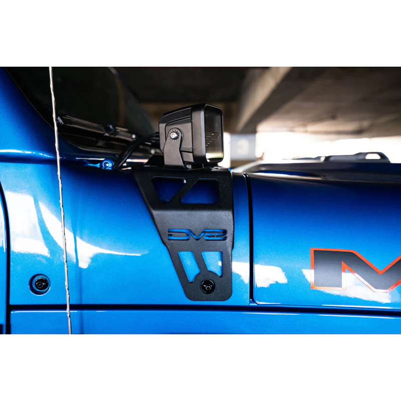 DV8 Offroad 2018-2025 JeepWrangler JL JLU 392 Gladiator JT , MojDual Pod Light Mounts Model LBJL-06 - Image 8