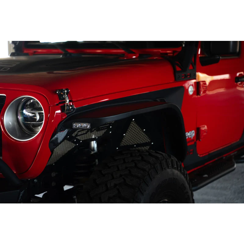 DV8 Offroad 2020-2025 Jeep Gladiator JT Slim Fender Flares Model FDGL-07 - Image 5