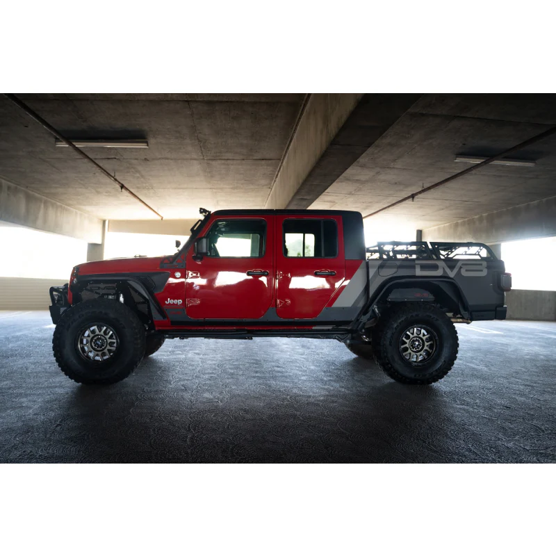DV8 Offroad 2020-2025 Jeep Gladiator JT Slim Fender Flares Model FDGL-07 - Image 7