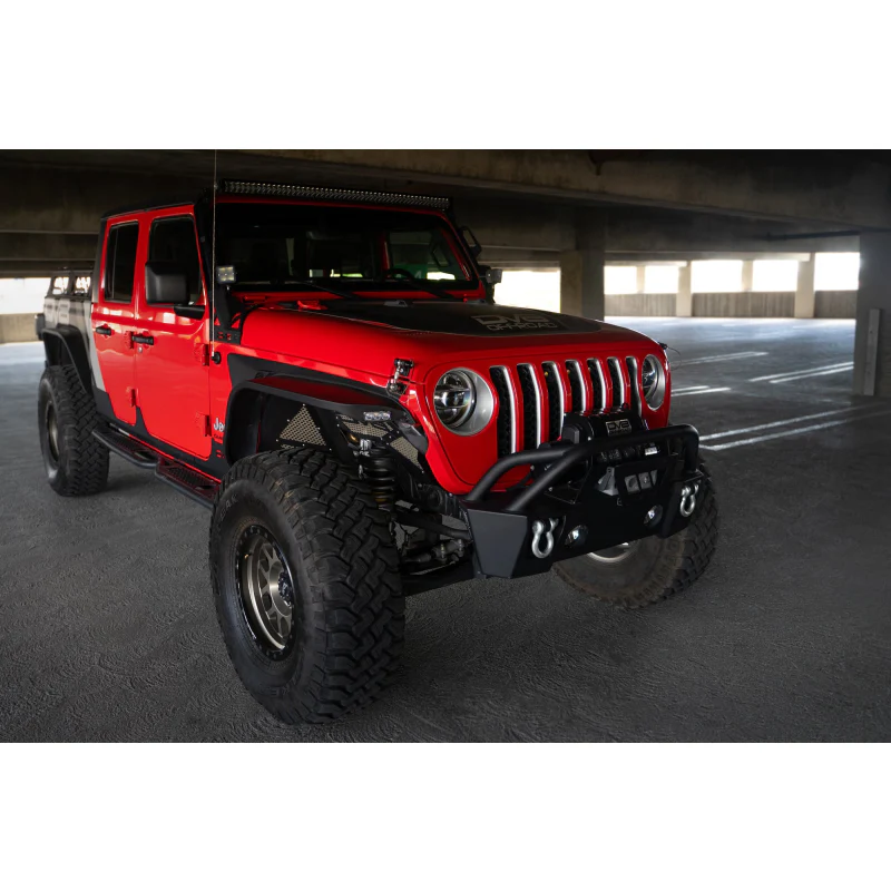 DV8 Offroad 2020-2025 Jeep Gladiator JT Slim Fender Flares Model FDGL-07 - Image 8