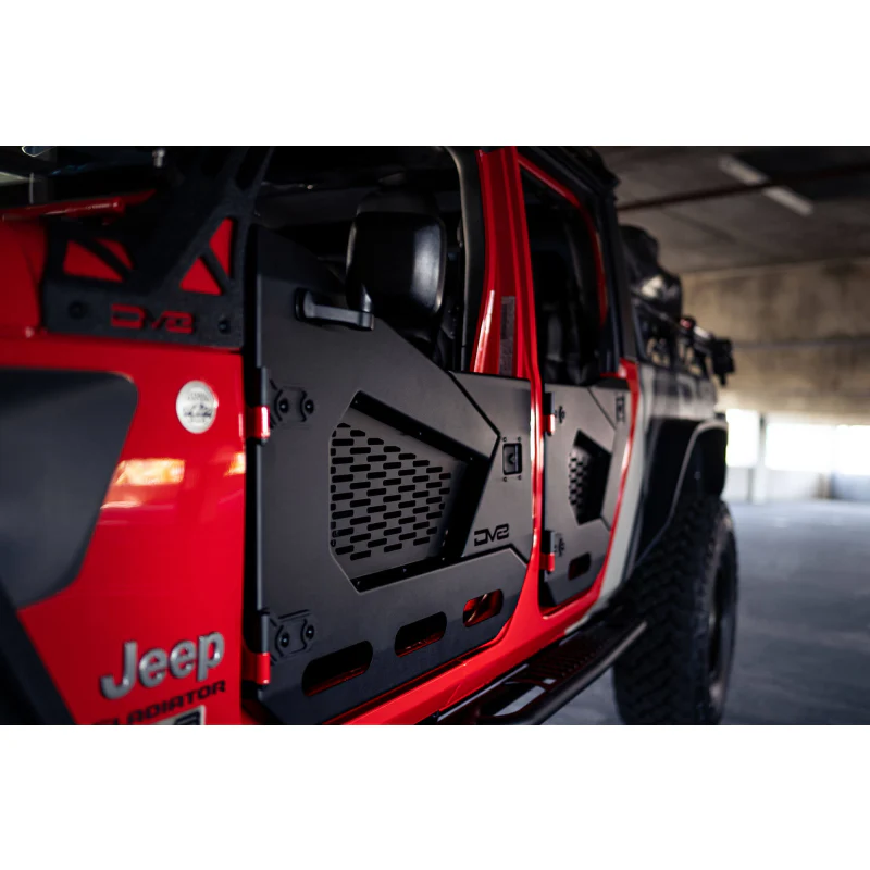 DV8 Offroad 2020-2025 Jeep Gladiator JT Wrangler JL JLU Front 1/2 Doors Model HDJL-02F - Image 7